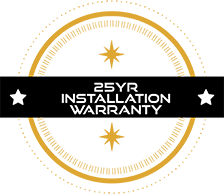 25yr Installation Warranty badge